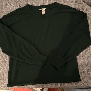 Madewell Green Thermal Waffle Knit
